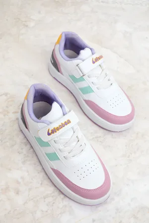 SOHO Weiß-grüne Kinder-sneaker-schuhe – - 33