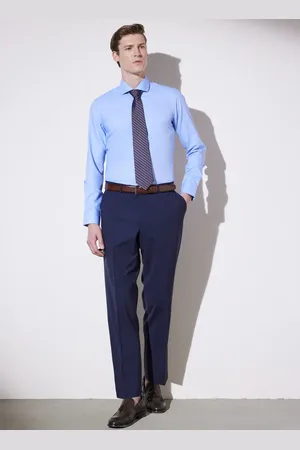 Brooks Brothers Blaues Slim-fit-hemd Mit Italienischem Kragen Bbsp23msh050 für Herren - 39