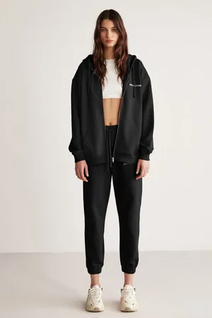 Grimelange Carroline Jogginghose Mit Stickerei, Bestickt, Entspannt, Schmal Geschnitten, Aus Bio-baumwolle, für Damen - XL