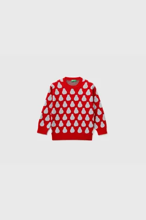 Benetton Strickpullover Mit Fruchtmuster Für Jungen Mix Mix für Herren - 6–7 Jahre