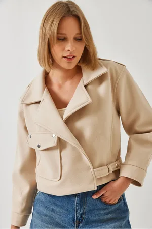 Bianco Lucci Cashew-jacke Mit Einzeltaschendetail 2466 für Damen - 36