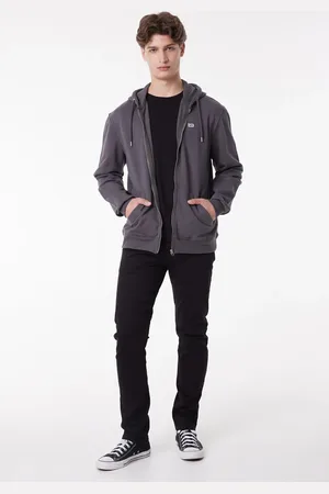 Lee Regular Fit Normaler Schnitt 100 % Baumwolle Kapuzen-sweatshirt Mit Durchgehendem Reißverschluss für Herren - S