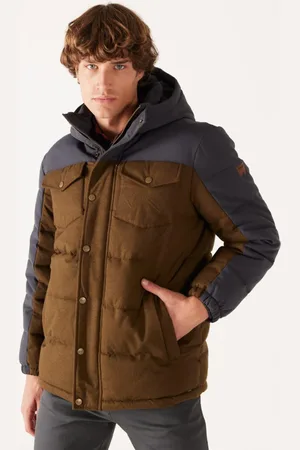 Wrangler Faded Black Daunenjacke für Herren - L