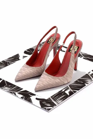 Disney Klassische Schuhe Mit Absatz Aus Nude-faltenstoff K 01455018215 für Damen - 39