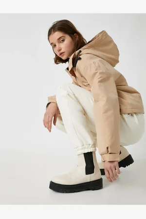 Koton Jacke Mit Kapuze 1kal58173ıw für Damen - 42
