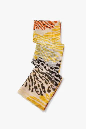 Koton Schal Mehrfarbig Bedruckt 95x195 Cm für Damen - 90 x 195