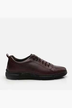 YAYA Braune Sportschuhe Aus Echtem Leder für Herren - 42