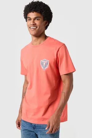 Wrangler Burnt Sienna Americana Tee für Herren - L