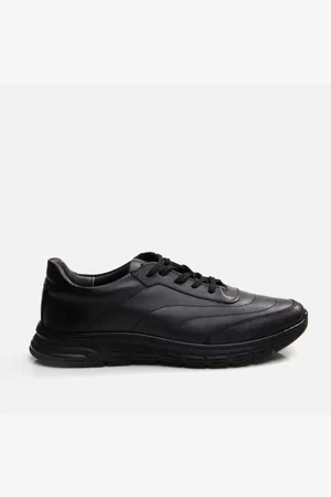 YAYA Schwarze Sportschuhe Aus Echtem Leder für Herren - 41
