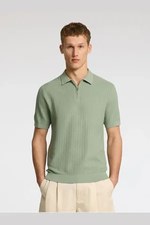 SELECTED Polo Shirt Zip-up für Herren - XL