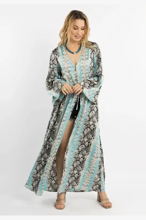 IZIA Strandkaftan für Damen - S