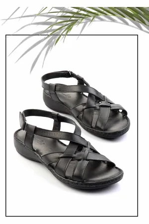 Disney Schwarze Sandalen Aus Echtem Leder K 05809926603 für Damen - 37