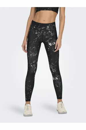 ONLY Sportleggings Onprya-2-space Hohe Taille Enger Schnitt Sportleggings für Damen - S