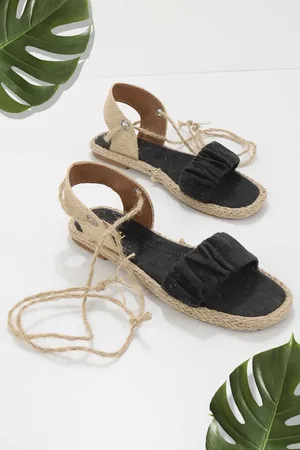 Disney Schwarze Wildledersandalen 02 für Damen - 37