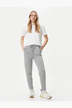 Koton Joggerhose Mit Spitzenbund Und Tasche Aus Modalmischung für Damen - XS