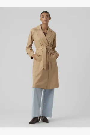 VERO MODA Trenchcoat Vmlou Long Trenchcoat Noos für Damen - XL