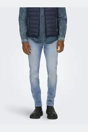 Only & Sons Slim Fit Jeans Onsweft Mittlere Taille Normal Geschnitten Jeans für Herren - 36/34