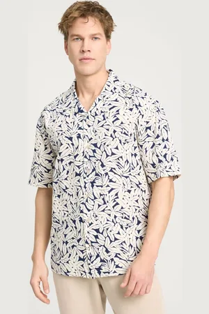 Wrangler Marineblaues Hemd Aus 100 % Baumwolle Mit Lockerer Passform Und Weitem Schnitt für Herren - M