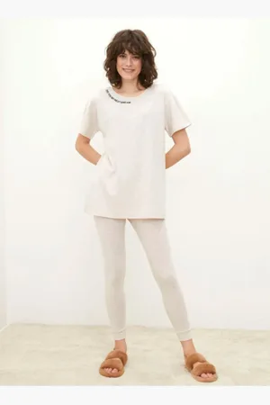 LC Waikiki Dream Pyjama-set Mit Rundhalsausschnitt Und Kurzen Ärmeln für Damen - XS