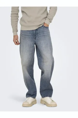 Only & Sons Locker Geschnitten Onsfade Mittlere Taille Locker Geschnitten Jeans für Herren - 29/32