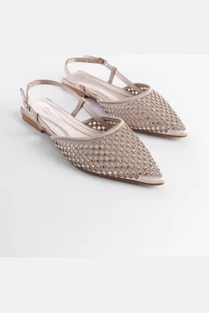 Capone Outfitters Ballerinas Aus Satin Mit Spitzer Spitze für Damen - 37