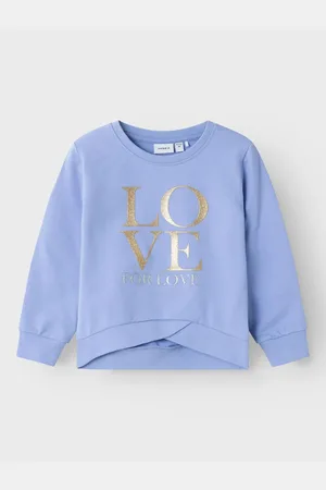 NAME IT Sweatshirt Glitzer für Damen - 92