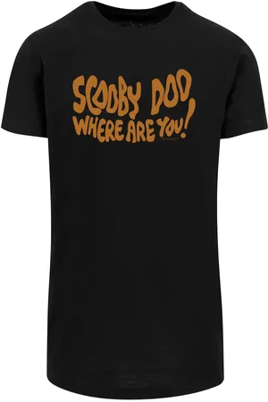 F4NT4STIC Scooby Doo Where Are You Spooky Mit Geformtem Langen T-shirt für Damen - 4XL