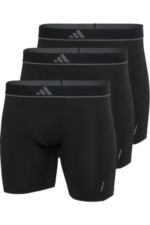 adidas Boxershorts, 3er Pack Boxer Briefs, Active Micro Flex Eco, Logo, Einfarbig für Herren - 2XL