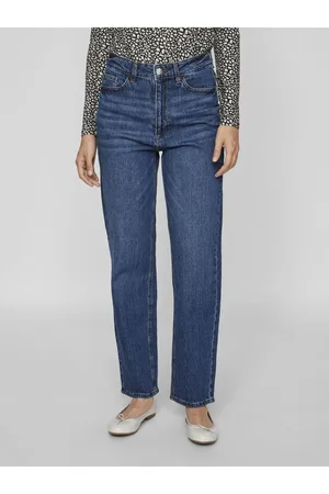 VILA Straight Fit Jeans Vikelly Hohe Taille für Damen - 36/32