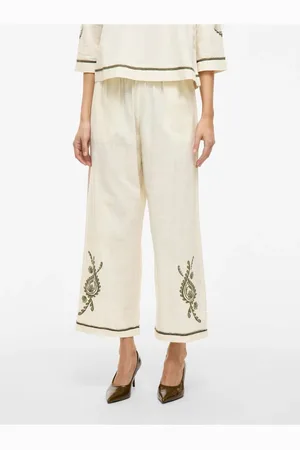 VILA Hose Mit Weitem Bein High Waist für Damen - 34