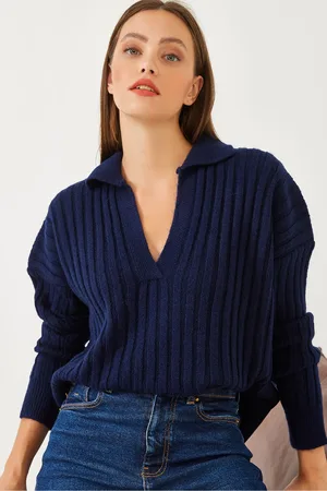Bianco Lucci Strickpullover Mit Rollkragen für Damen - Standard
