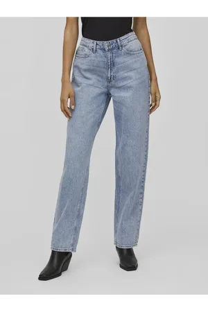 VILA Straight Fit Jeans Vikelly Hohe Taille für Damen - 42/30