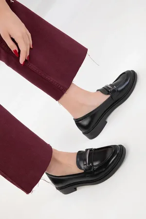 SOHO Schwarze Loafer-schuhe für Damen - 36