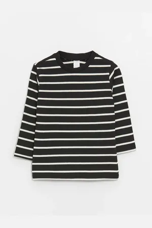 LC Waikiki Langärmliges, Gestreiftes Baby-jungen-t-shirt Mit Rundhalsausschnitt für Herren - 12–18 Monate
