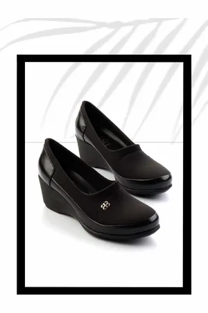 Disney Schwarze Schuhe Mit Keilabsatz K 01311395509 für Damen - 39
