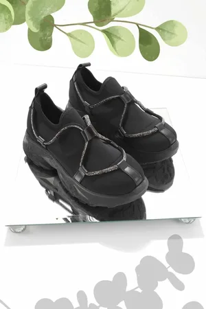 Disney Schwarzer Stretch-sneaker K 01228072017 für Damen - 36