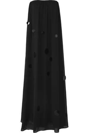 Trendyol Schwarzes, Gerades, Tailliertes, Mit Pailletten Verziertes Chiffon-maxi-abendkleid Und Heimkehrkleid für Damen - 34