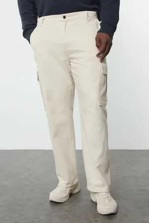 Trendyol Baggy-fit-hose Aus 100 % Baumwolle Mit Cargotaschen In Übergröße für Herren - 3X