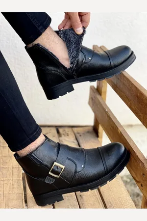 Muggo M1001 Wasser- Und Kältebeständig, Pelzig, Garantiert, Unisex-winterstiefel Mit Reißverschluss, Robuste Gummisohle - 43
