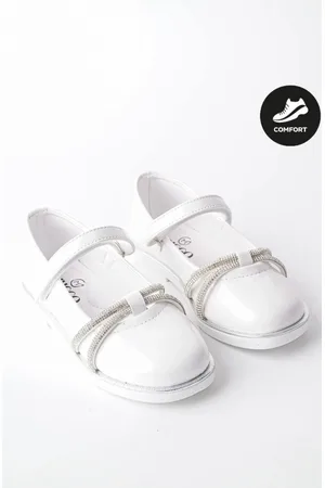Muggo Orthopädische Leichte Ballerinas Mit Einhorn-muster – Mit Steinen Und Klettverschluss, Freizeitschuhe Für Mädchen für Damen - 36