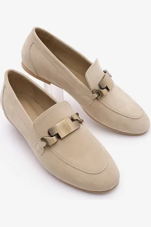 Marjin Wildleder Loafer Schnalle Freizeitschuhe Forez für Damen - 39