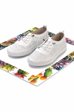 Disney Weiße Freizeitschuhe Aus Echtem Leder K 01462025003 für Herren - 37