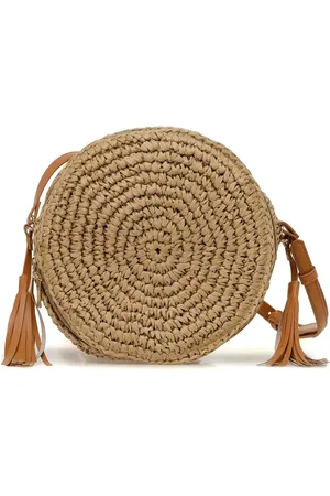 Butigo Umhängetasche „copraz Sand“ Aus Korbgeflecht für Damen - One Size