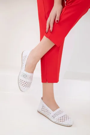 SOHO Weißes Ballerina-ballett für Damen - 40