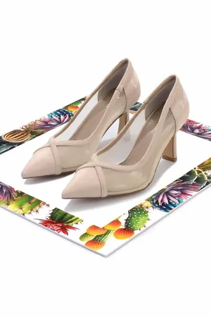 Disney Glänzende Satin-schuhe Mit Klassischem Absatz K 01188203438 für Damen - 40