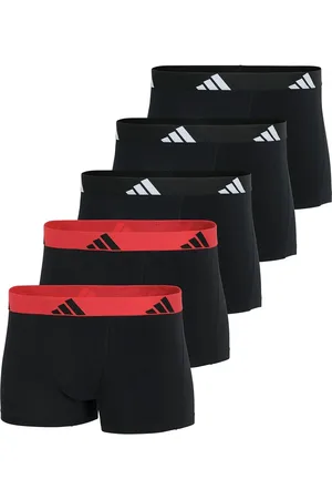 adidas Boxershorts, 5er Pack Trunks, Active Flex Cotton, Logo für Herren - XL