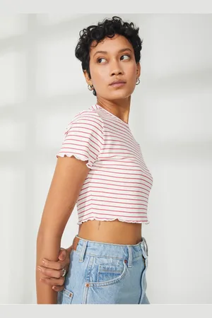 Lee Hellfuchsiafarbenes T-shirt Mit Rundhalsausschnitt L 231113612 für Damen - S