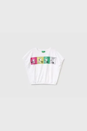 Benetton Weißes T-shirt Mit Snoopy-aufdruck Für Mädchen für Damen - 8–9 Jahre