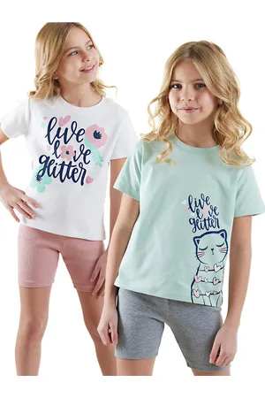 Denokids Blumenmädchen-pyjama-set Mit 2 Stück für Damen - >9 Jahre
