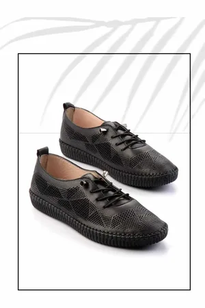 Disney Schwarze Freizeitschuhe Aus Echtem Leder K 01462025003 für Herren - 37